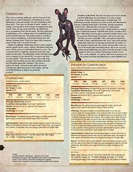 Image result for Dnd Monster Template
