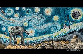 Image result for Starry Night Militaey Painting