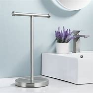 Image result for Chrome Countertop Hand Towel Holder