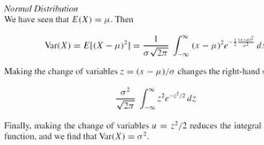 Image result for Normal Distribution Variance Formula