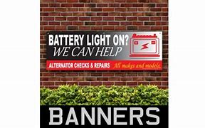 Image result for Outdoor Battery Banner