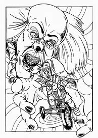 Image result for Scary Cartoon Coloring Pages