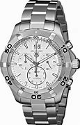 Image result for Tag Heuer Silver Watch