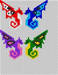 Image result for Small Dragon Perler Bead Patterns