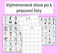 Image result for Vyjmenovana Slova L