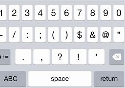 Image result for iPhone 6 Plus Keyboard Numbers