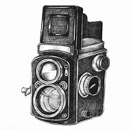 Image result for Retro Camera Drawing