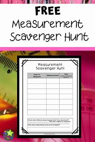 Image result for Measuring Scavenger Hunt