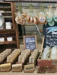 Image result for Handmade Soap Display Ideas