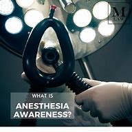 Image result for Anesthesia Awareness