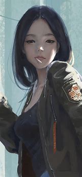 Image result for Anime Girl Wearing Jacket