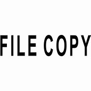 Image result for File Copy Stamp