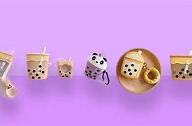 Image result for Boba Tea AirPod Case