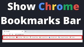 Image result for Google Chrome Bookmark Bar