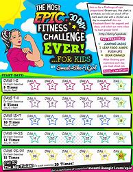 Image result for Kids Workout Challenge