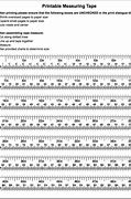 Image result for Tape-Measure Test Printable