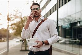 Image result for Person Walking On Phone