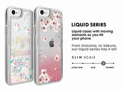 Image result for Glitter Liquid iPhone SE Case