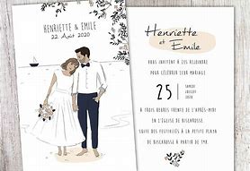 Image result for Faire Part Mariage Mon