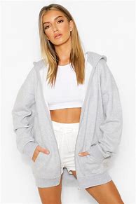 Image result for How to Wear Hoodie with Zip Off Shoulder for Women