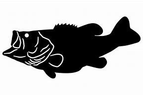 Image result for Bass Fish Silhouettes Vector