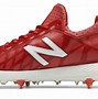 Image result for New Balance White Cleats Baseball Plastic