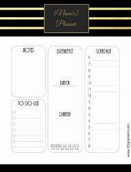 Image result for Daily Planner Format