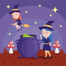 Image result for Halloween Witch Art