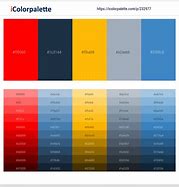 Image result for Red Blue Yellow Color Palette