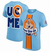 Image result for John Cena Light Blue T-Shirt