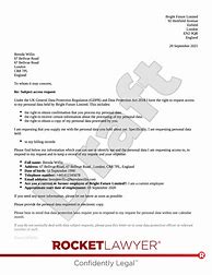 Image result for Subject Access Request Template UK