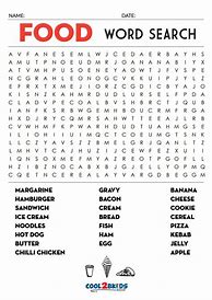 Image result for Food Word Search for Kids Printable