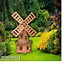 Image result for Wooden Garden Windmill