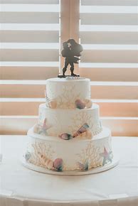 Image result for Little Mermaid Wedding Cake