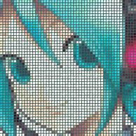 Image result for Minecraft Anime Pixel Art Grid