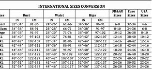 Image result for Plus Size Sizing Chart