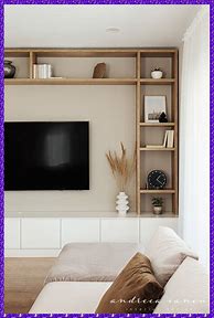 Image result for TV On Wall Ideas Living Room