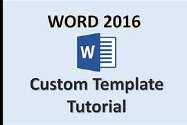 Image result for How to Make a Template From a Object