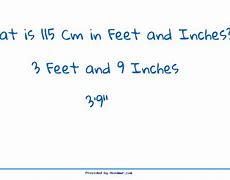 Image result for How Long Is 115 Cm