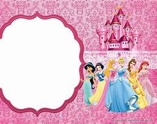 Image result for Disney Princess Invitation Card