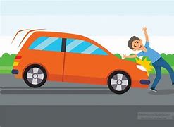 Image result for Pedestrian Accident Clip Art