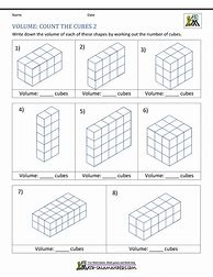 Image result for Volume Worksheets 5th Grade Math