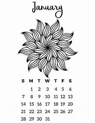 Image result for 2018 Calendar On One Page