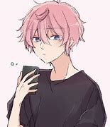 Image result for Anime Boy with Pink and Blue Hair
