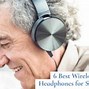 Image result for Wireless TV Headphones for Seniors