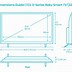 Image result for 43 Inch LED TV Dimensions