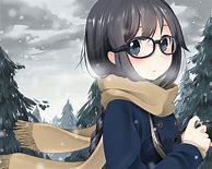 Image result for Cute Anime Girl with Glasses