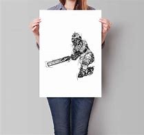 Image result for Picasso Cricket Sketch