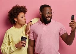 Image result for Couple Showing Phone Screen Zoom Freepik