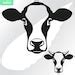 Image result for Cow Head SVG